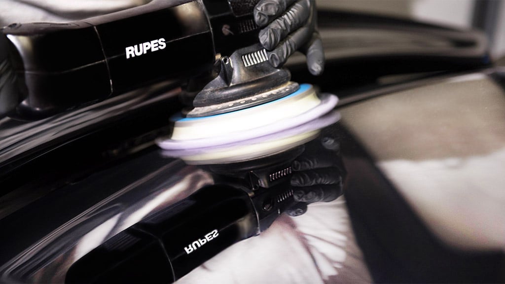 Polishing paint to a show car finish